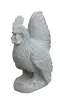 Product image 2 of the product “Rooster, 50cm height and made of Riverstone ”